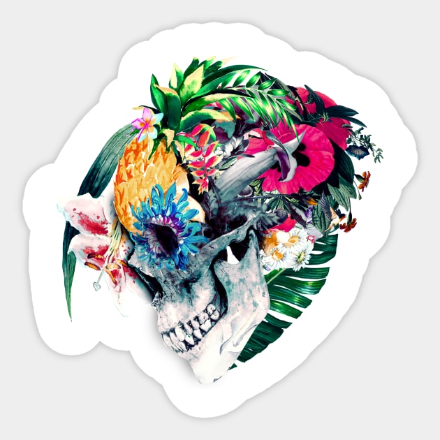 Skull ST Sticker by rizapeker